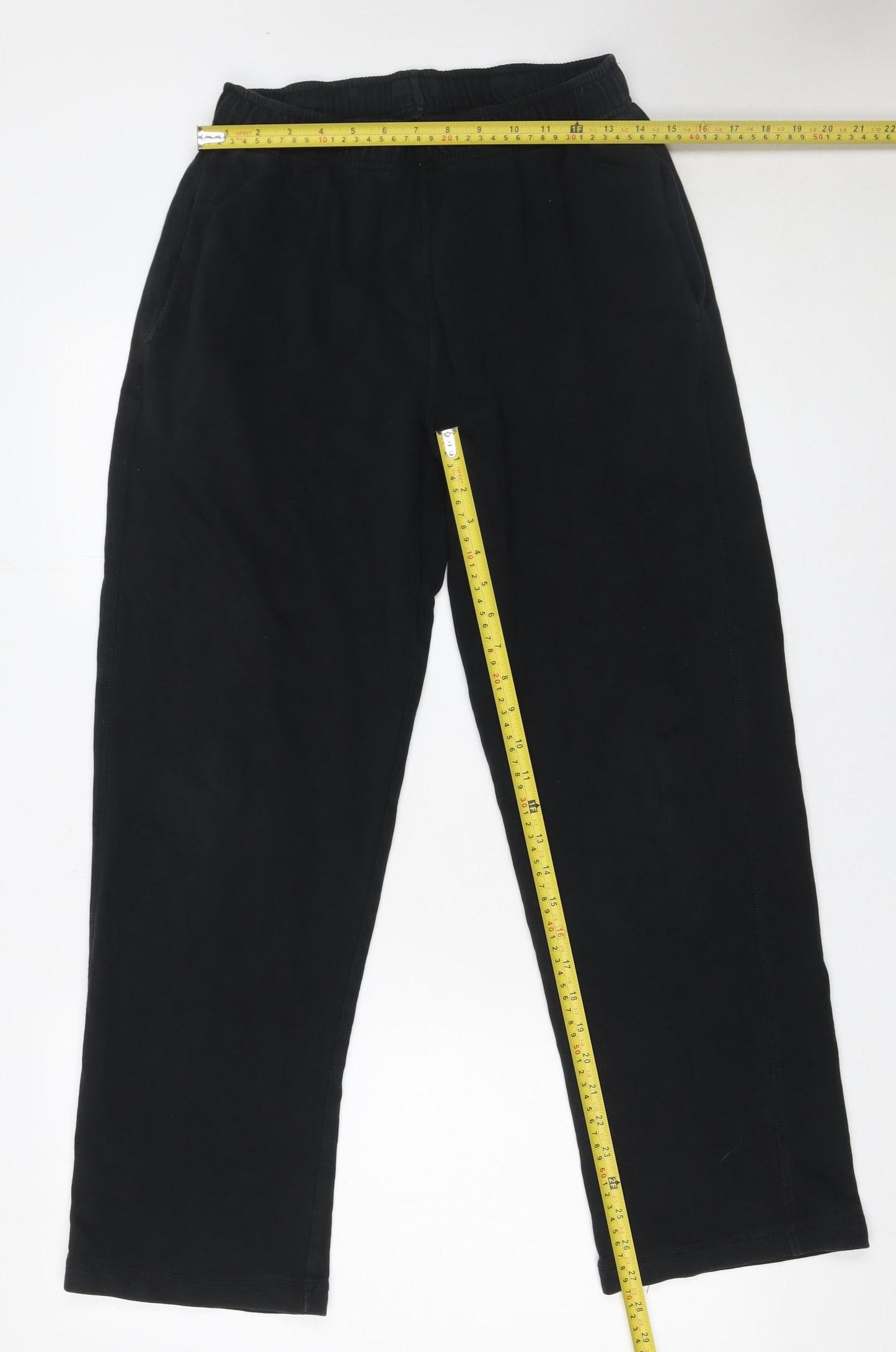 Girls UK Size L Marks and Spencer Regular Fit Sweatpants Black Trousers