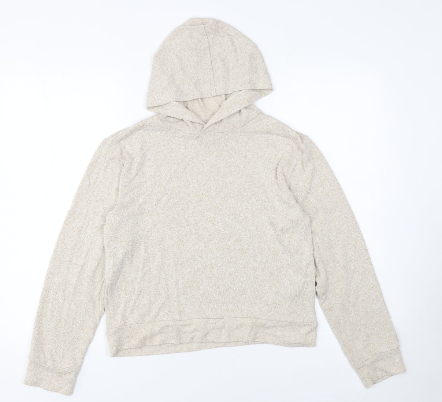 Womens UK Size S H&M Beige Pullover Hoodie