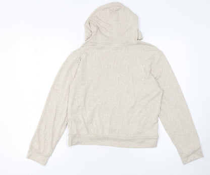 Womens UK Size S H&M Beige Pullover Hoodie