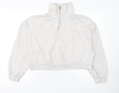 Womens UK Size 14 H&M Grey Pullover Sweatshirt