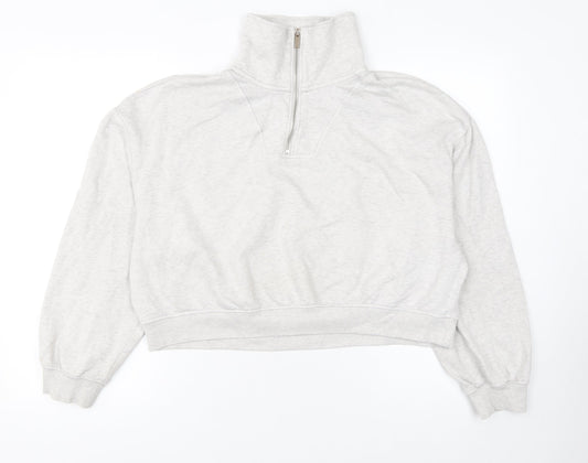 Womens UK Size 14 H&M Grey Pullover Sweatshirt