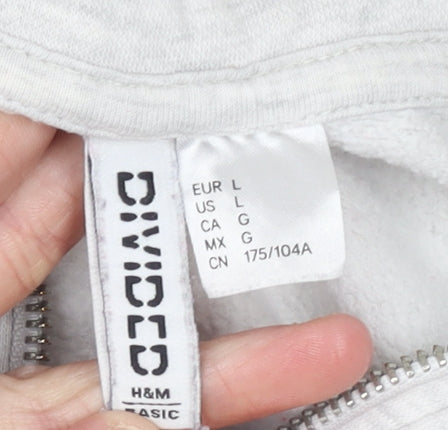 Womens UK Size 14 H&M Grey Pullover Sweatshirt