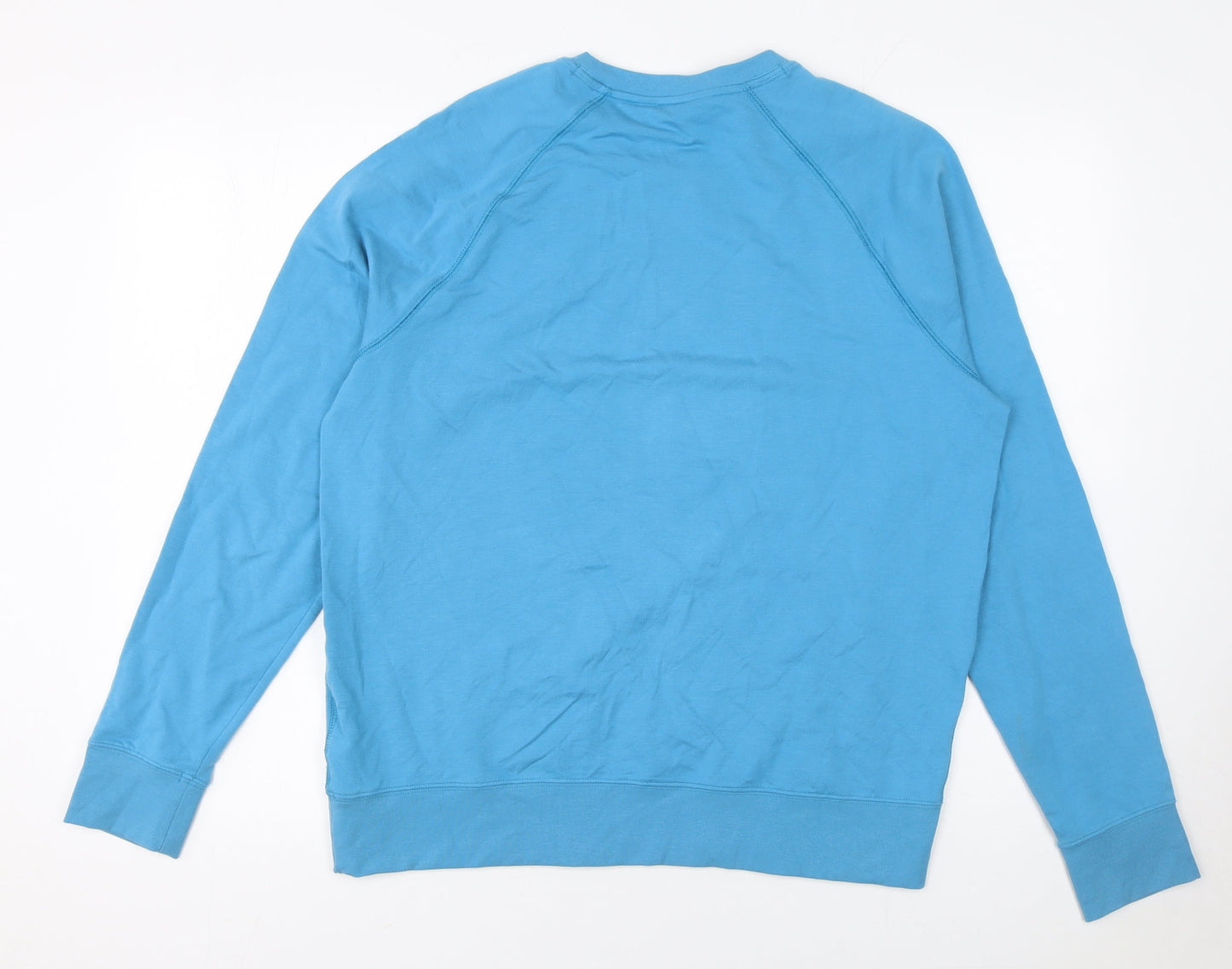 Mens UK Size M Marks and Spencer Blue Pullover Sweatshirt