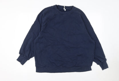 Womens UK Size S & Other Stories Blue Pullover Sweatshirt