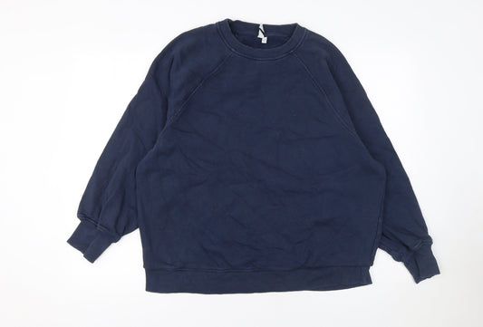 Womens UK Size S & Other Stories Blue Pullover Sweatshirt