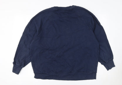 Womens UK Size S & Other Stories Blue Pullover Sweatshirt
