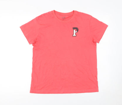Boys UK Size 13-14 Years PUMA Pink Basic T-Shirt