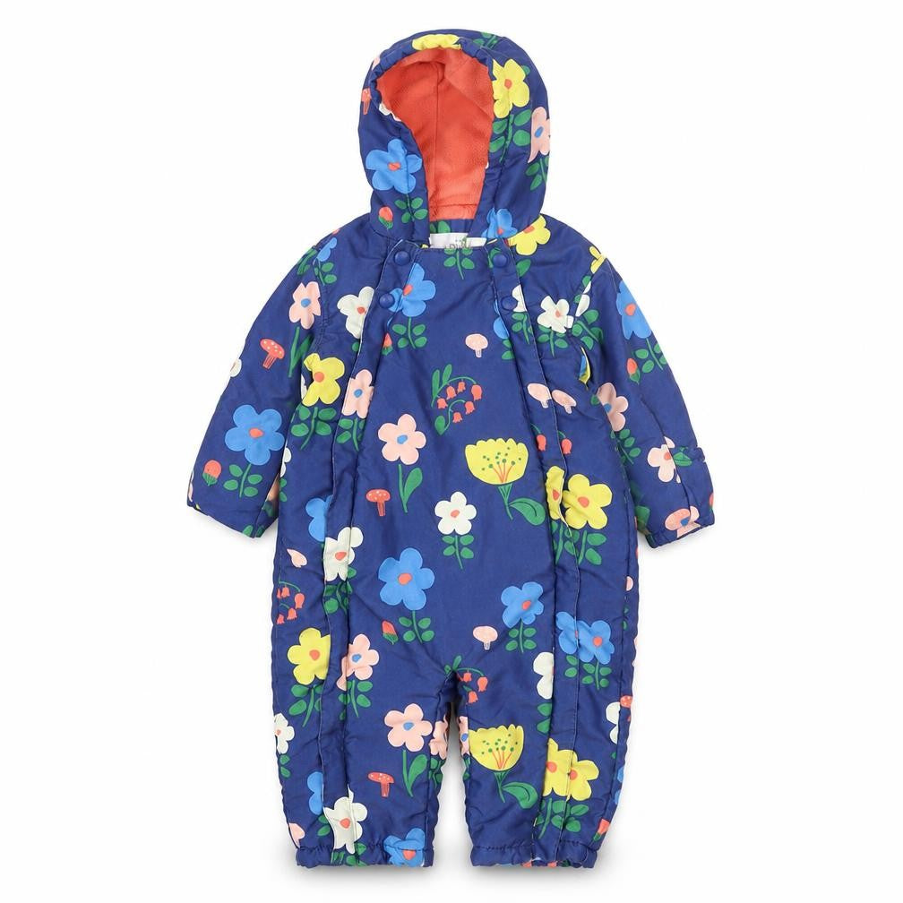 Marks and Spencer Unisex Baby Multicoloured Floral Hooded Snowsuit 12-18 Months