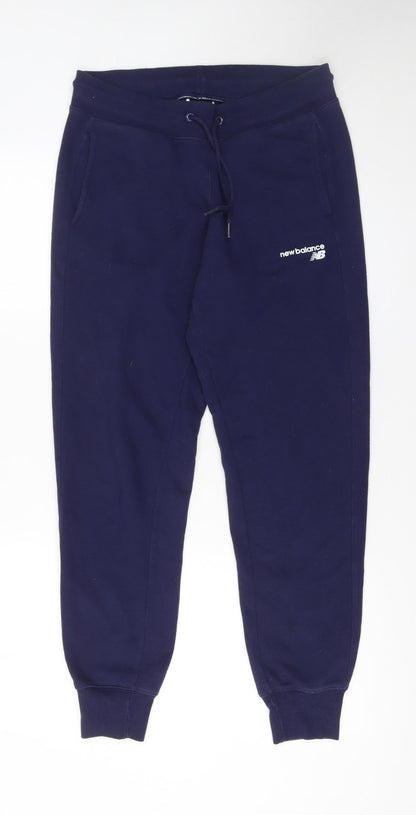 Mens UK Size S New Balance Regular Fit Jogger Blue Trousers