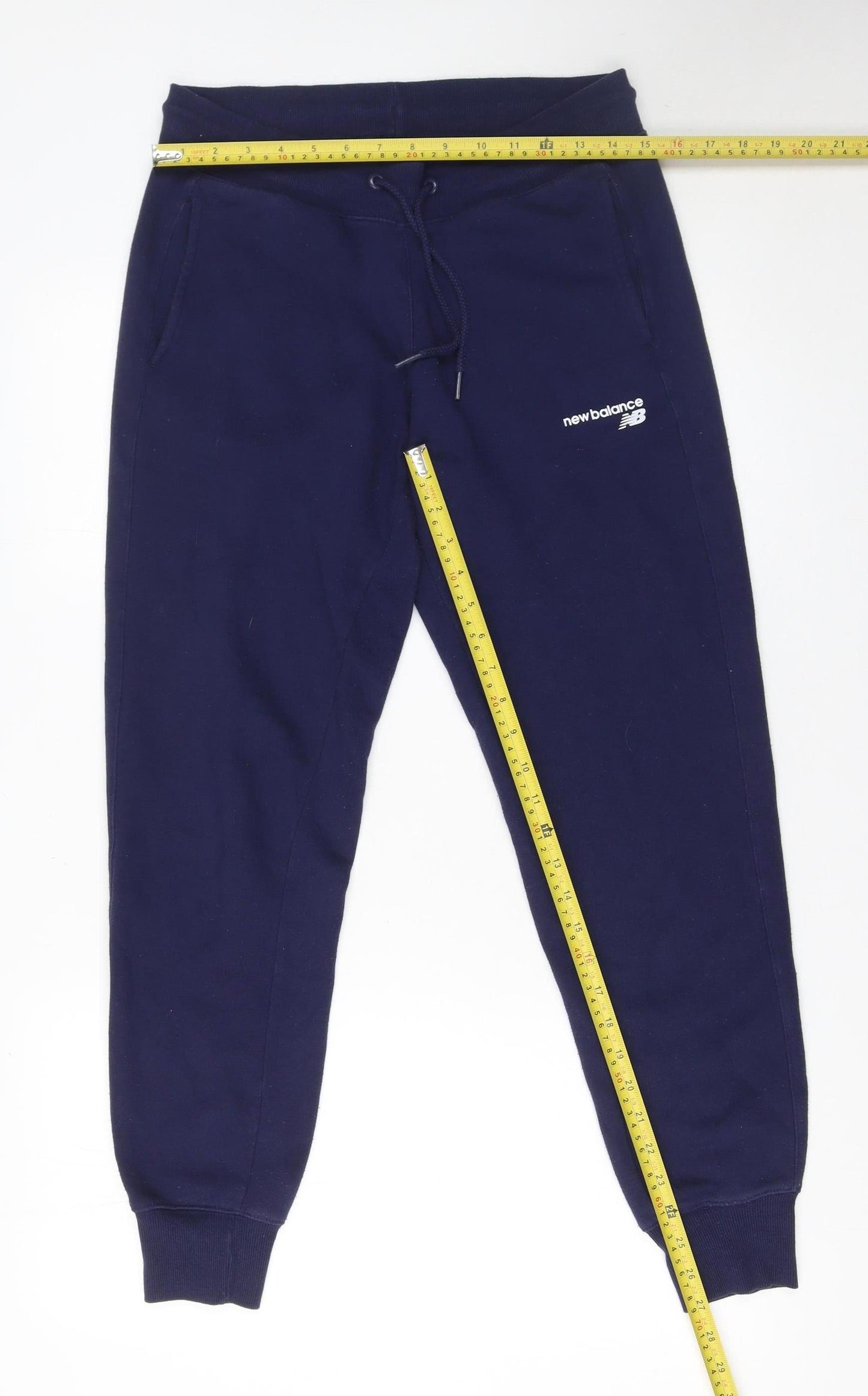 Mens UK Size S New Balance Regular Fit Jogger Blue Trousers