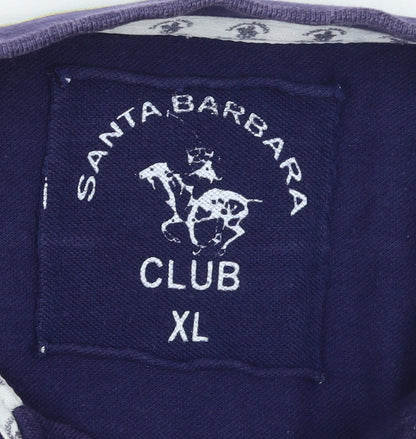Mens UK Size XL Santa Barbara Polo Club Cotton Polo Shirt