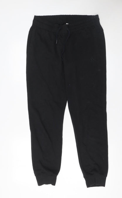 Womens UK Size 12-14 adidas Regular Fit Jogger Black Trousers
