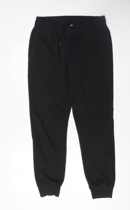 Womens UK Size 12-14 adidas Regular Fit Jogger Black Trousers