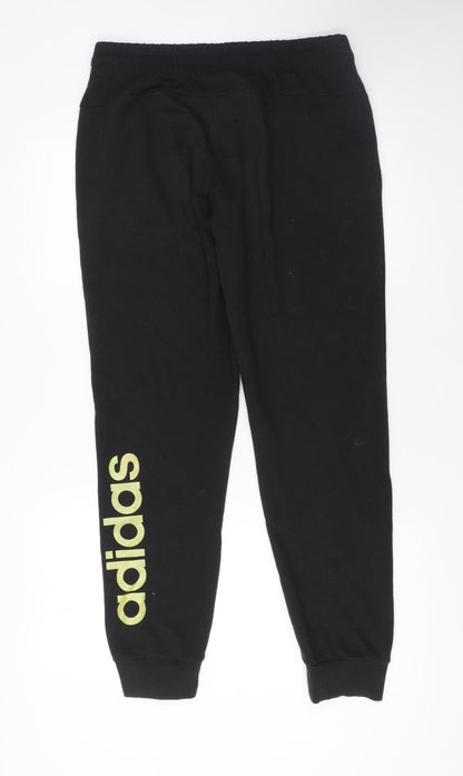 Womens UK Size 12-14 adidas Regular Fit Jogger Black Trousers