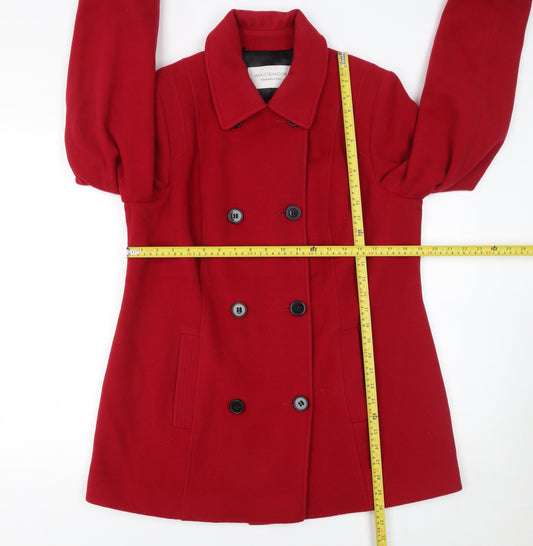 Womens UK Size 12 Windsmoor Red Pea Coat