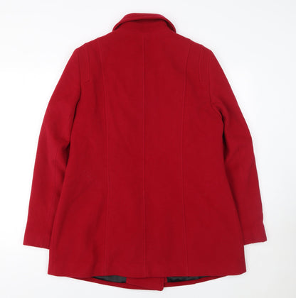 Womens UK Size 12 Windsmoor Red Pea Coat
