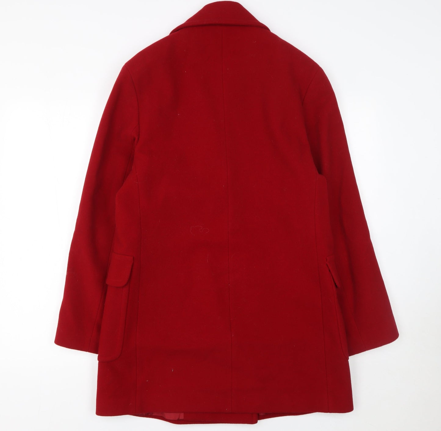 Womens UK Size M J. Taylor Red Pea Coat