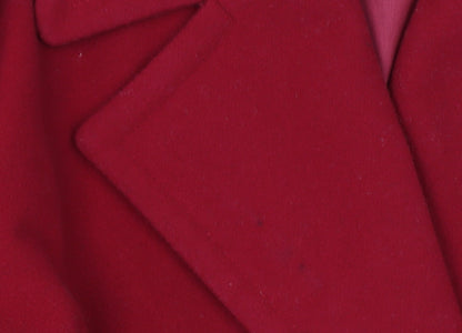 Womens UK Size M J. Taylor Red Pea Coat
