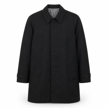 Mens UK Size M Pierre Cardin Black Rain Coat