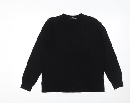 Womens UK Size S Oasis Black Pullover Jumper