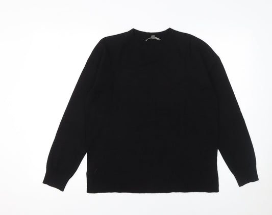 Womens UK Size S Oasis Black Pullover Jumper