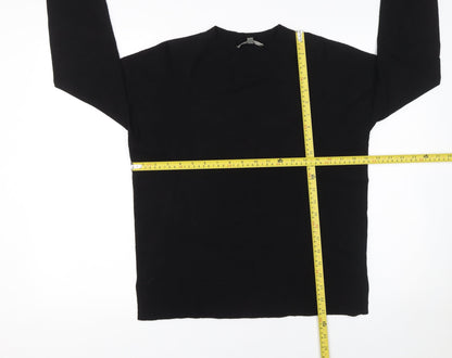 Womens UK Size S Oasis Black Pullover Jumper