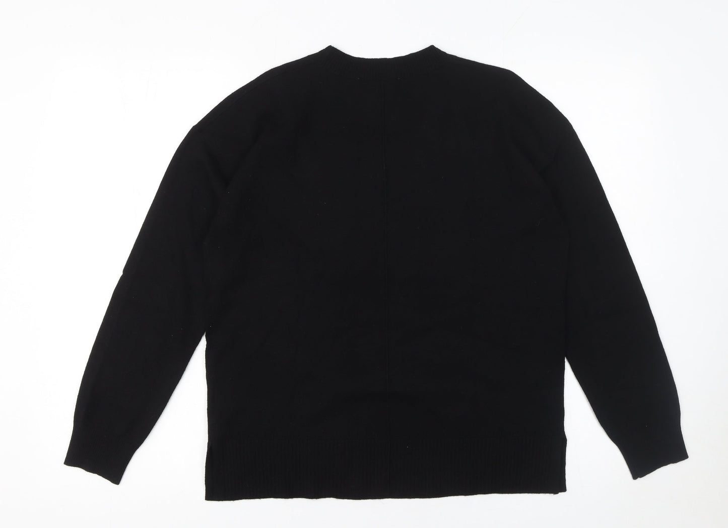 Womens UK Size S Oasis Black Pullover Jumper