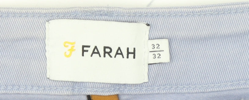 Mens UK Size M Farah Slim Fit Straight Blue Jeans