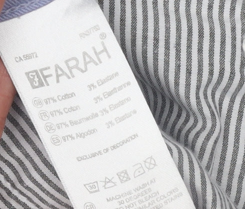 Mens UK Size M Farah Slim Fit Straight Blue Jeans