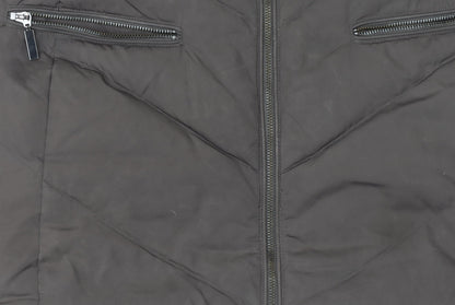 Womens UK Size 10 Phase Eight Brown Puffer Jacket