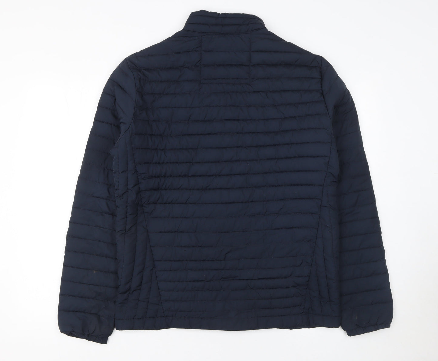Mens UK Size M JACK & JONES Blue Puffer Jacket