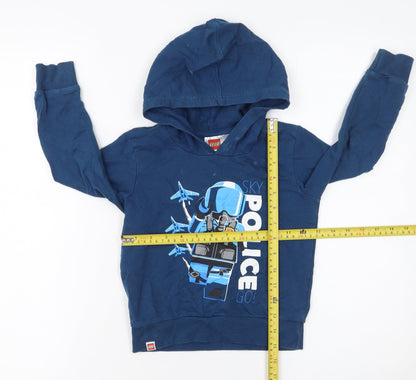 Boys UK Size 3-4 Years LEGO Blue Pullover Hoodie