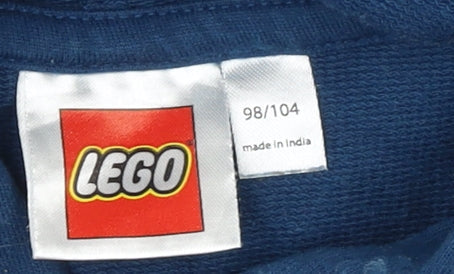 Boys UK Size 3-4 Years LEGO Blue Pullover Hoodie