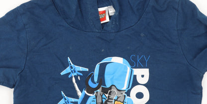 Boys UK Size 3-4 Years LEGO Blue Pullover Hoodie