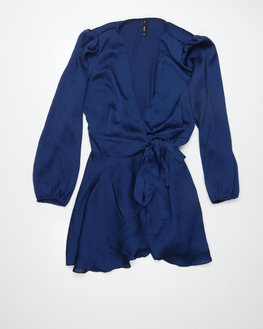 Womens UK Size 8 Mango Wrap Dress