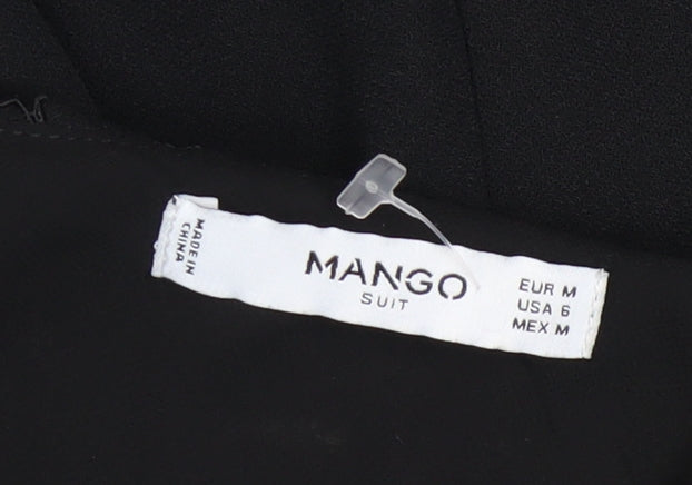 Womens UK Size 12 Mango One-Piece Black Jumpsuit