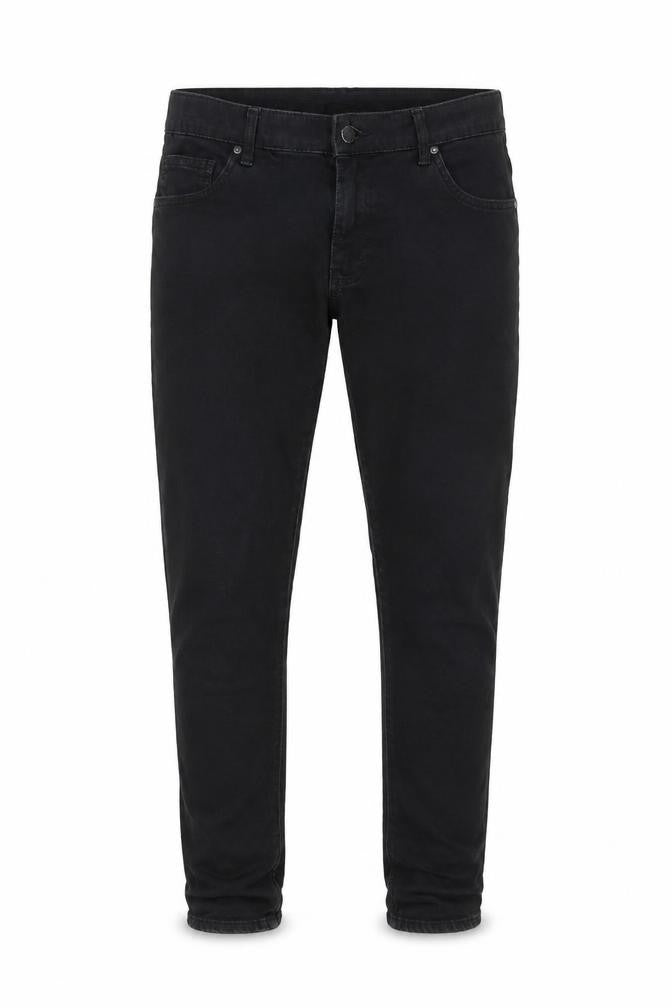 Front view of Topshop Moto Black Skinny Jeans Men’s W34 L30 Slim Fit