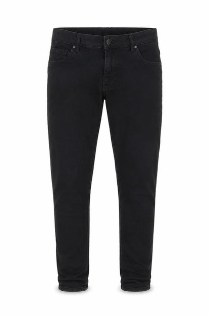 Front view of Topshop Moto Black Skinny Jeans Men’s W34 L30 Slim Fit