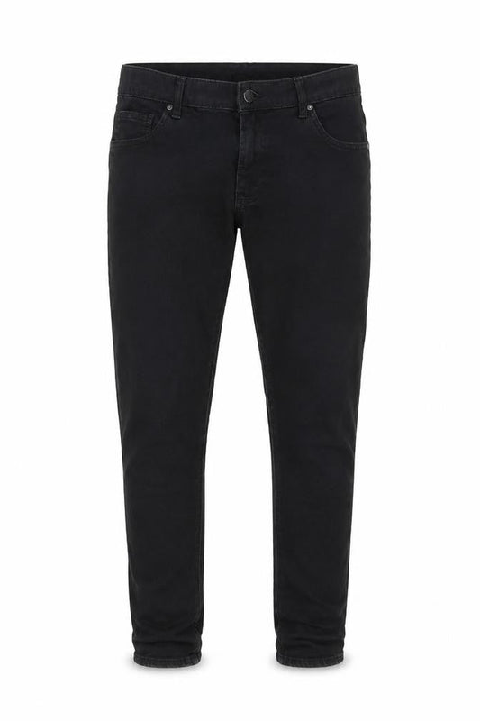 Front view of Topshop Moto Black Skinny Jeans Men’s W34 L30 Slim Fit