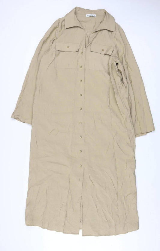 Womens UK Size 14 Gallery Shirt Dress