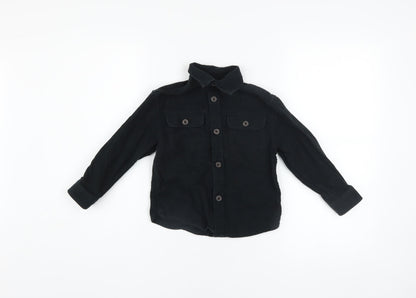Boys UK Size 4 Years NEXT Black Shirt Jacket