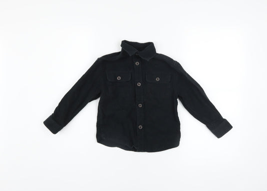 Boys UK Size 4 Years NEXT Black Shirt Jacket