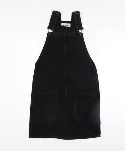 Womens UK Size 4 New Look Pinafore/Dungaree Dress