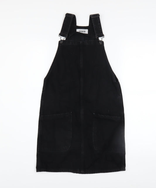 Womens UK Size 4 New Look Pinafore/Dungaree Dress