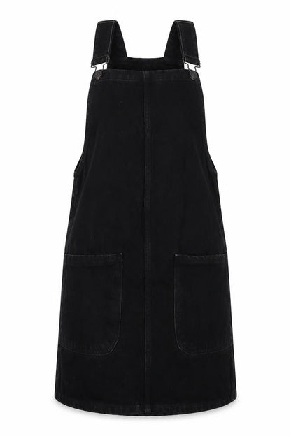 Womens UK Size 4 New Look Pinafore/Dungaree Dress
