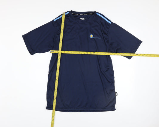 Mens UK Size L MFC Blue Gym & TrainingFootballRunning & Jogging T-Shirt