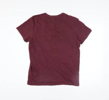 Mens UK Size M JACK & JONES Red  T-Shirt