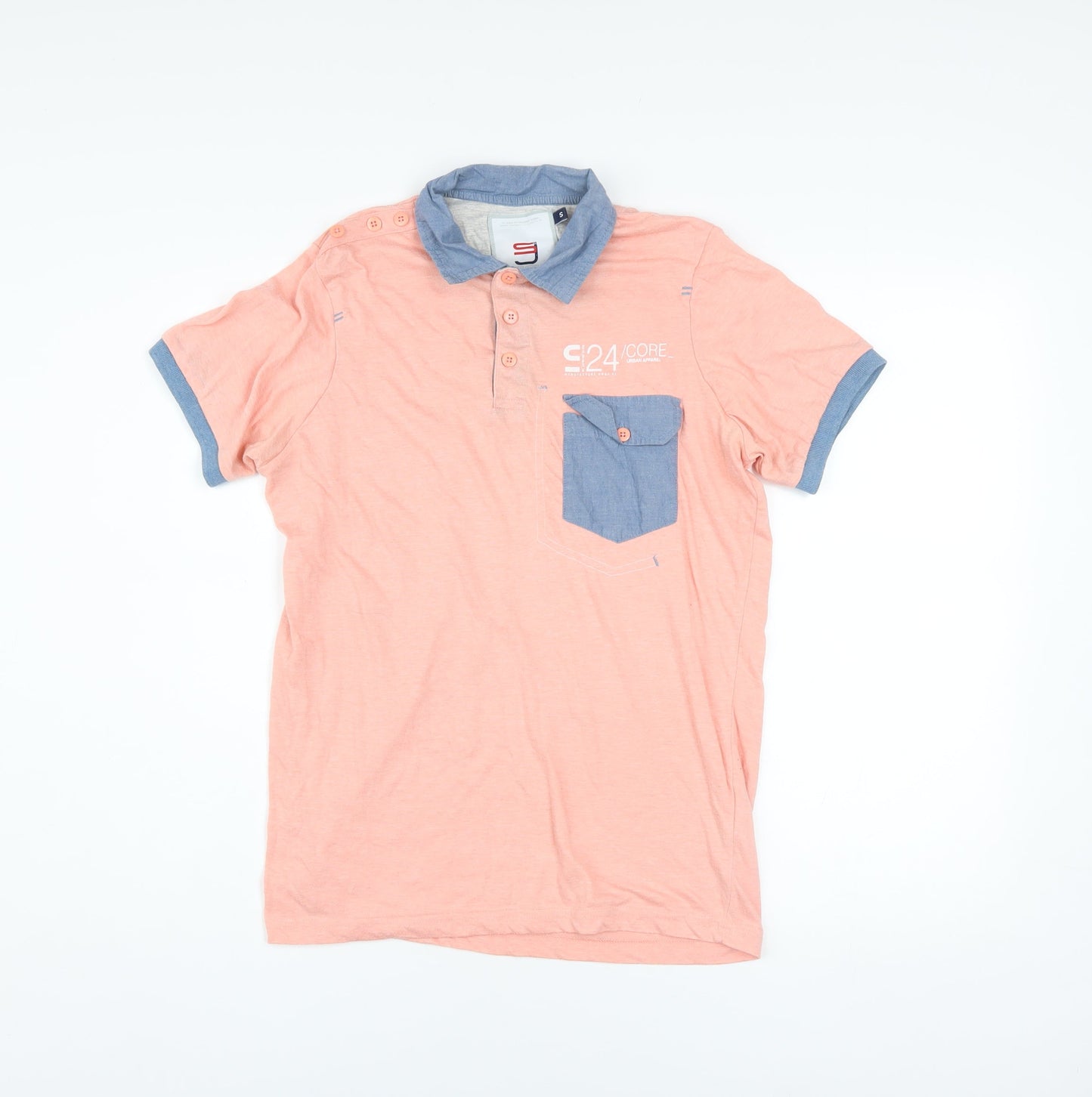 Mens UK Size S Smith & Jones Cotton Blend Polo Shirt