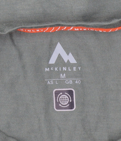 McKINLEY Men's Green Wool Blend Long Sleeve Outdoor Top M