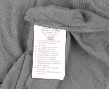 McKINLEY Men's Green Wool Blend Long Sleeve Outdoor Top M